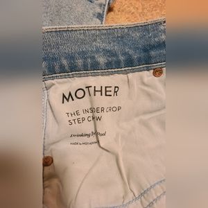 Mother jeans size 29 insider crop step fray in excellent condition, worn twice